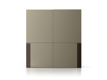 MASTER SLIDING - Sectional wooden wardrobe with sliding doors by Santalucia Mobili - view 2